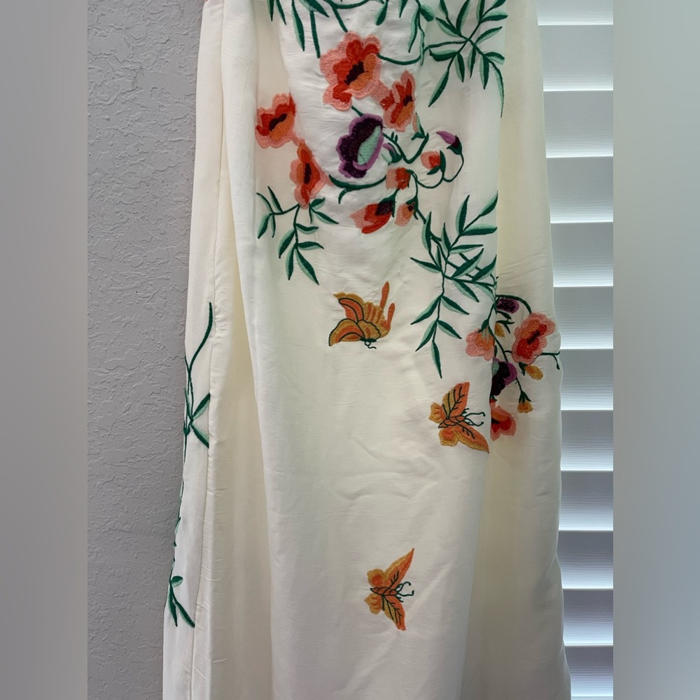 NWT UO Phoenix Embroidered MIDI Dress XS - Picture 9 of 15